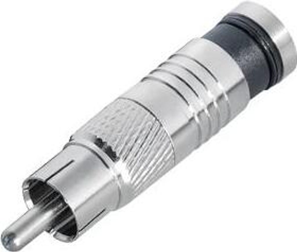 Rca-Kompressionsstecker für Kabel-ø 7 mm