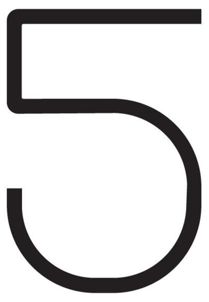 Artemide Alphabet des Lichts – Nummer 5 1200500A