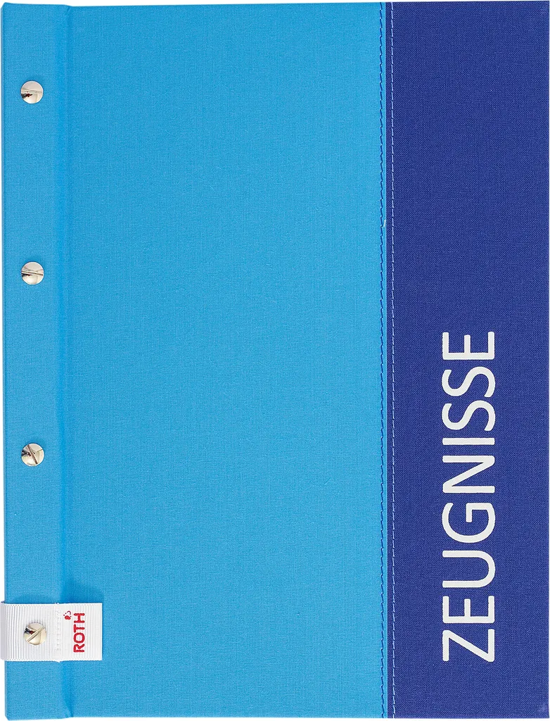 Protège-diplôme A4 ROTH 89312 Bleu : Idéal pour vos Certificats Scolaires