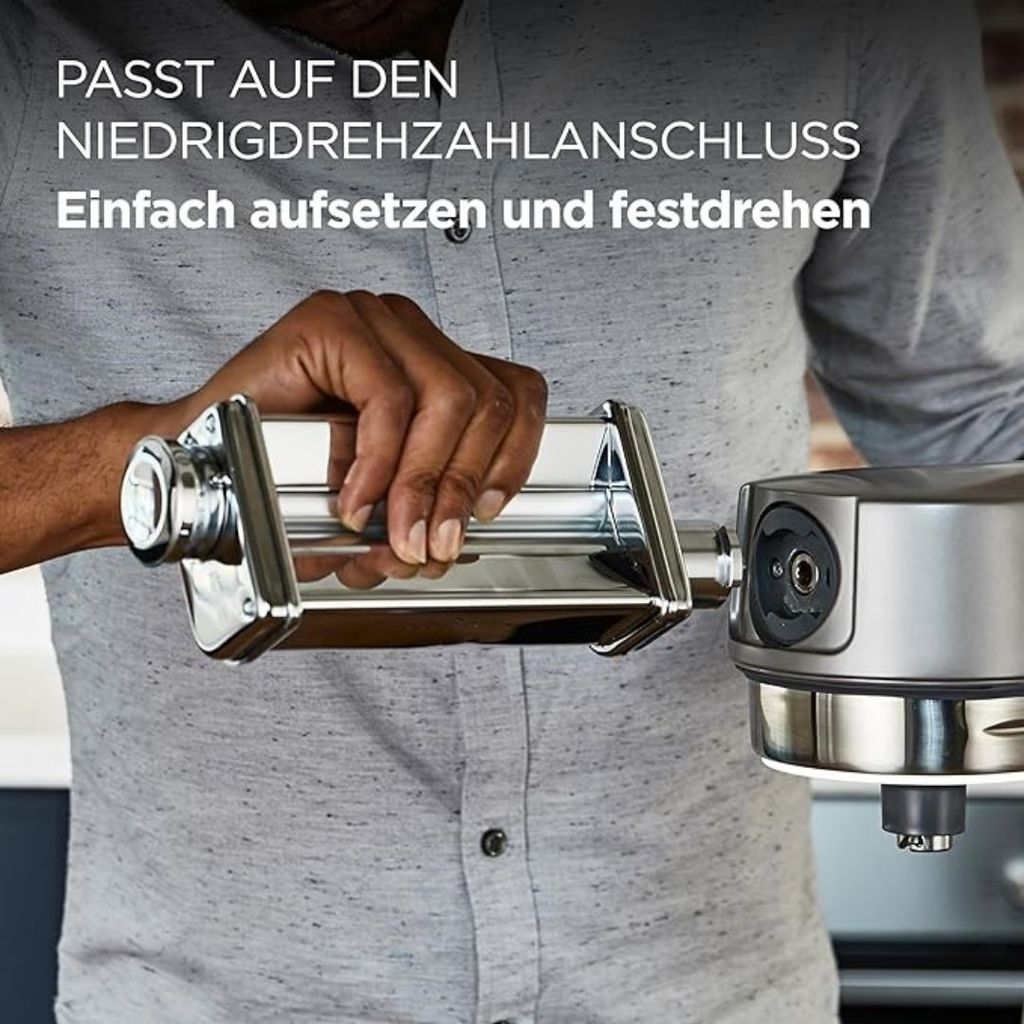 3er Für Kenwood MAX980ME Pasta-Set, Lasagne-Roller, Produktbild 4