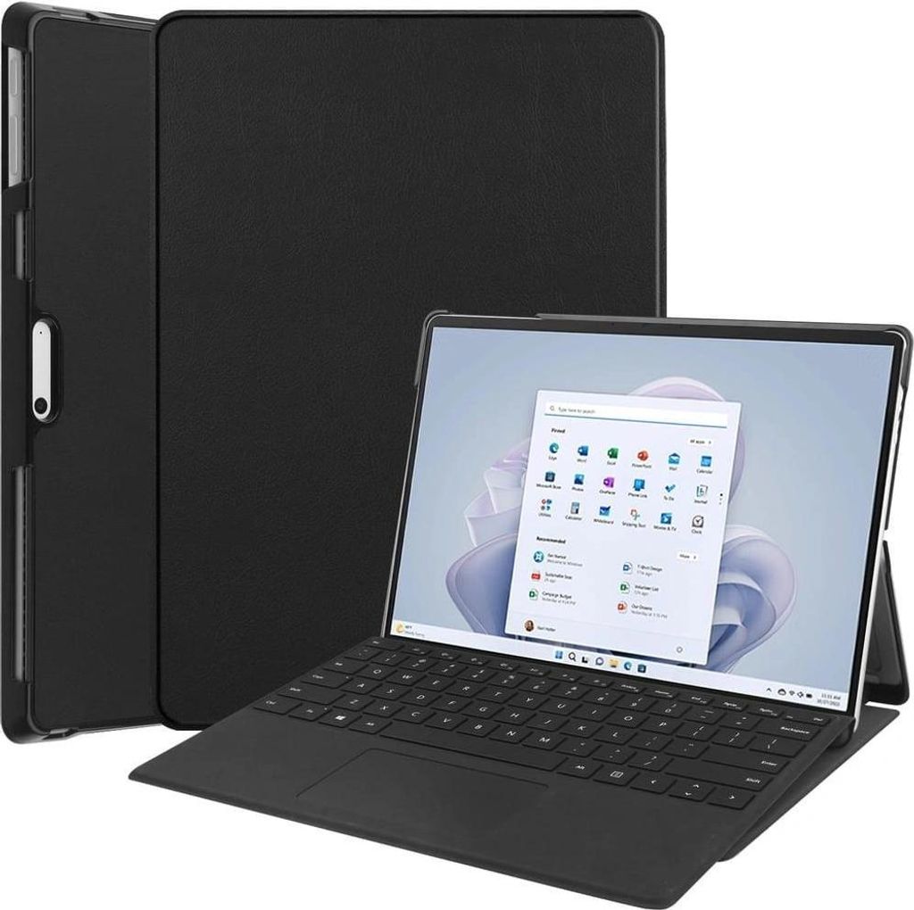 Bizon Case Tab Croc Microsoft Surface Pro 11 / 10 / 9 schwarz