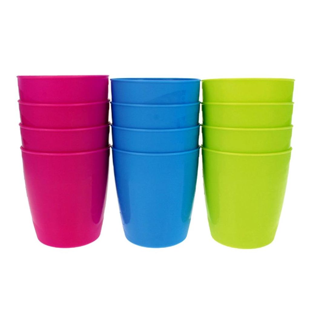 12er Set Mehrweg-Kunststoffbecher 0,3 l | Trinkbecher | Produktbild 