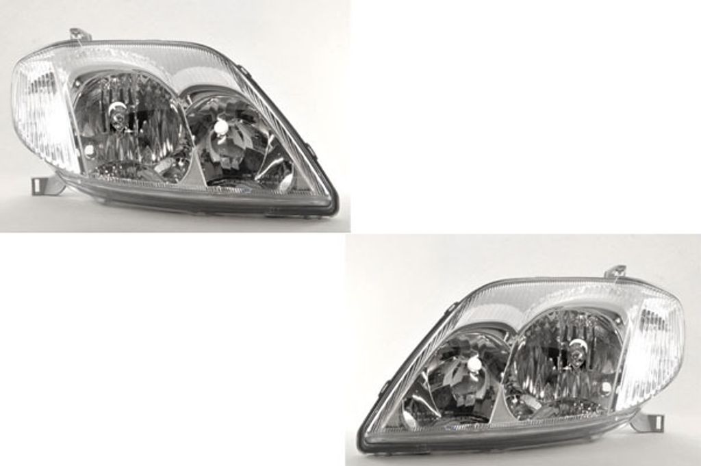 Johns, Scheinwerfer Halogen Front passend für Toyota Corolla E12 02-07 H7 HB3 Set Li Re 811701E370 811301E640