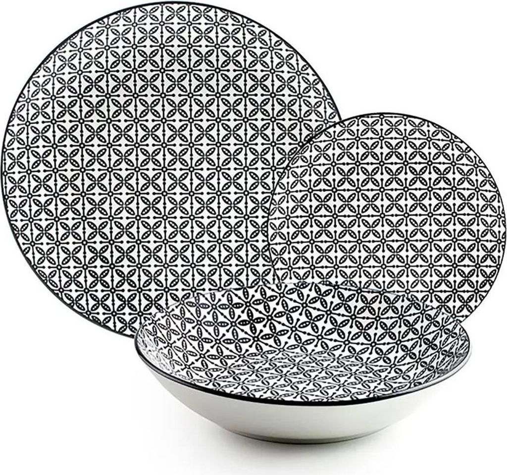 Súprava riadu Ibili Bavaria, porcelán, 12 kusov, Obrázok produktu 