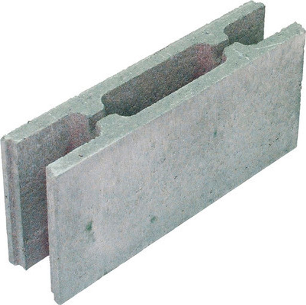 Betonschalungsstein grau 50 cm x 11,5 cm x 25 cm (Palette = Produktbild 