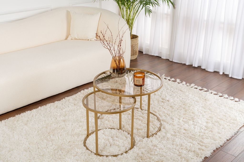 Skye Decor, Aurum - 60, 42 - Goud, Brons, Set salontafels, Productafbeelding 