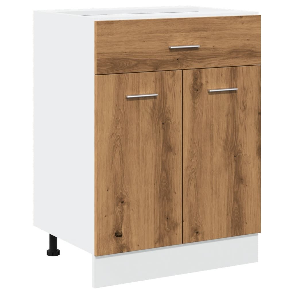 Unterschrank Lyon Artisan-Eiche 60x46x81,5 cm Holzwerkstoff