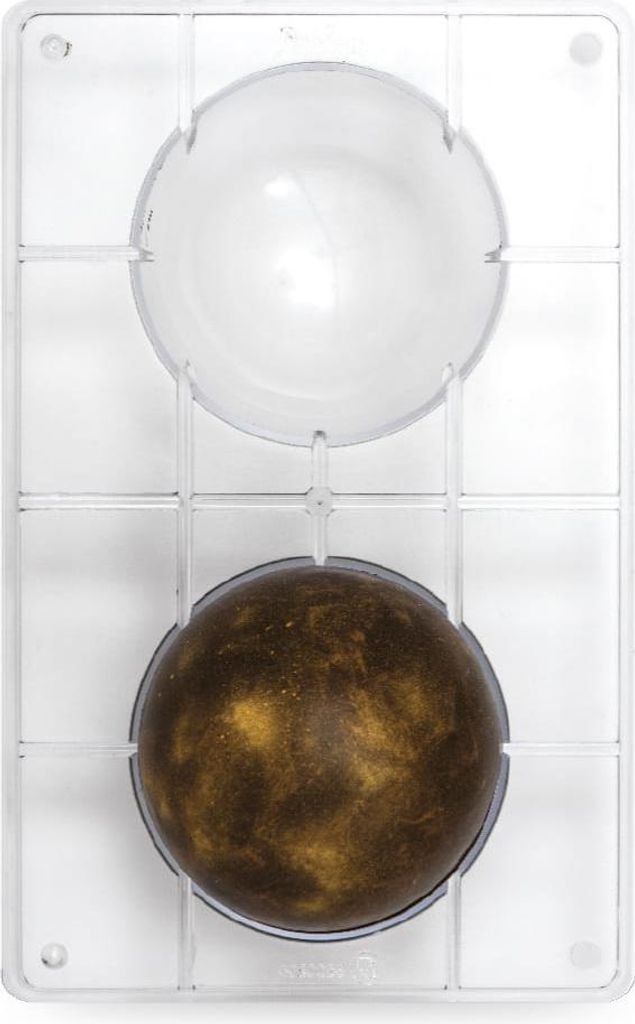 Professionelle Schokoladenform HALF-INS fi=10 cm Produktbild 