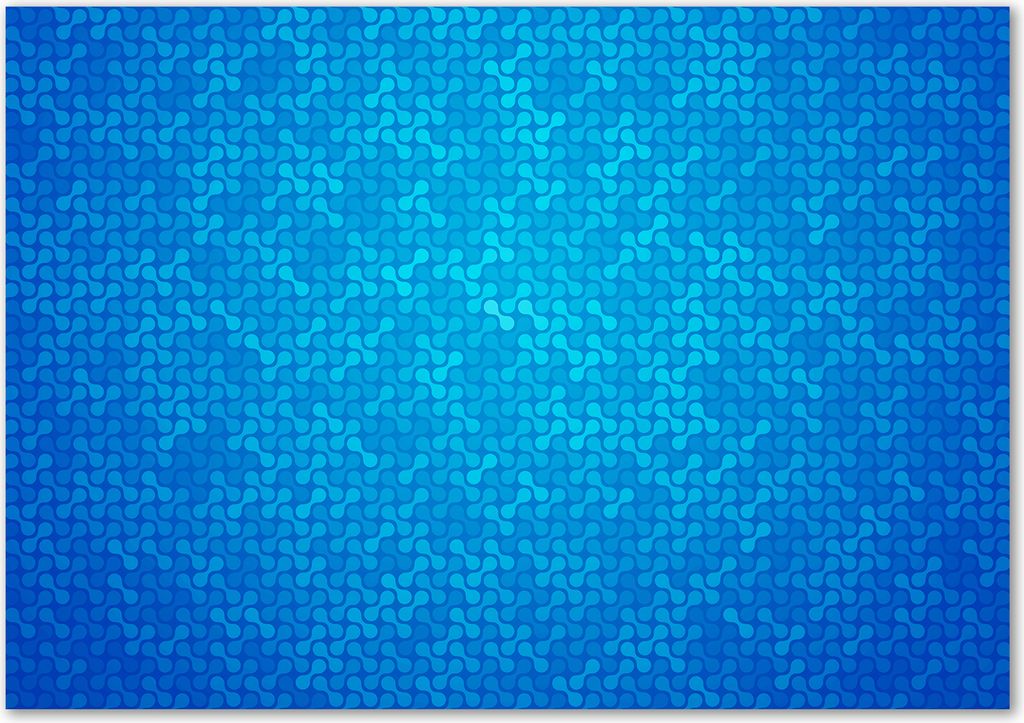 Tulup Leinwandbild - 100x70 cm - Wandkunst - Drucke auf Leinwand - Leinwanddruck - Kunst: modern & klassisch - Blau - Abstraktes