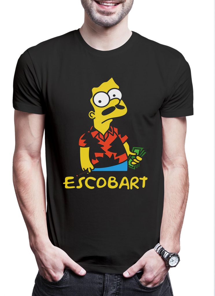 Urban Backwoods Escobart, Herren T-Shirt, Farbe: Schwarz, Größe: 4XL