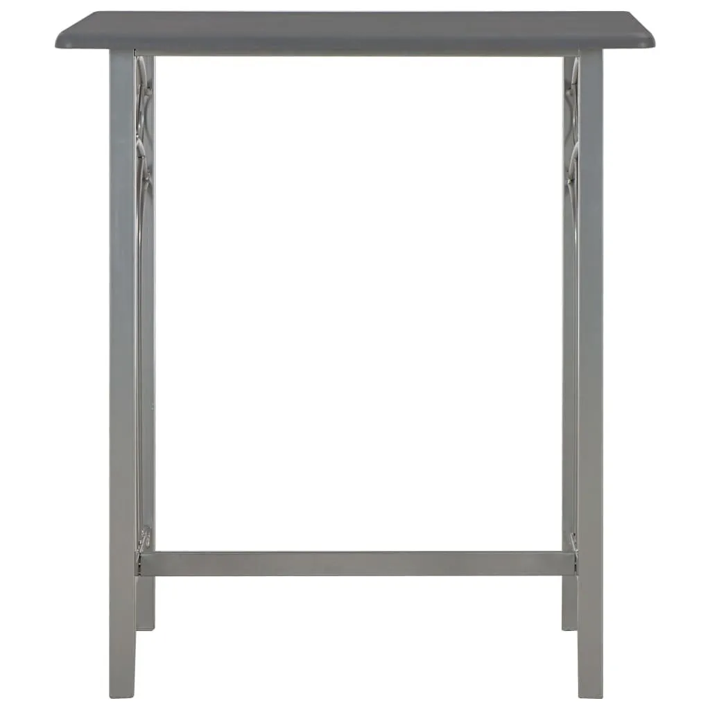 Set Bar Professionale 3 Pezzi - Acciaio Antracite e Legno per Pub - 2