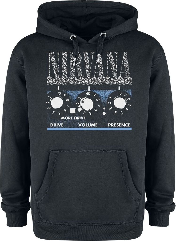 Nirvana Kapuzenpullover Herren Amplified Collection - More Drive schwarz XXL