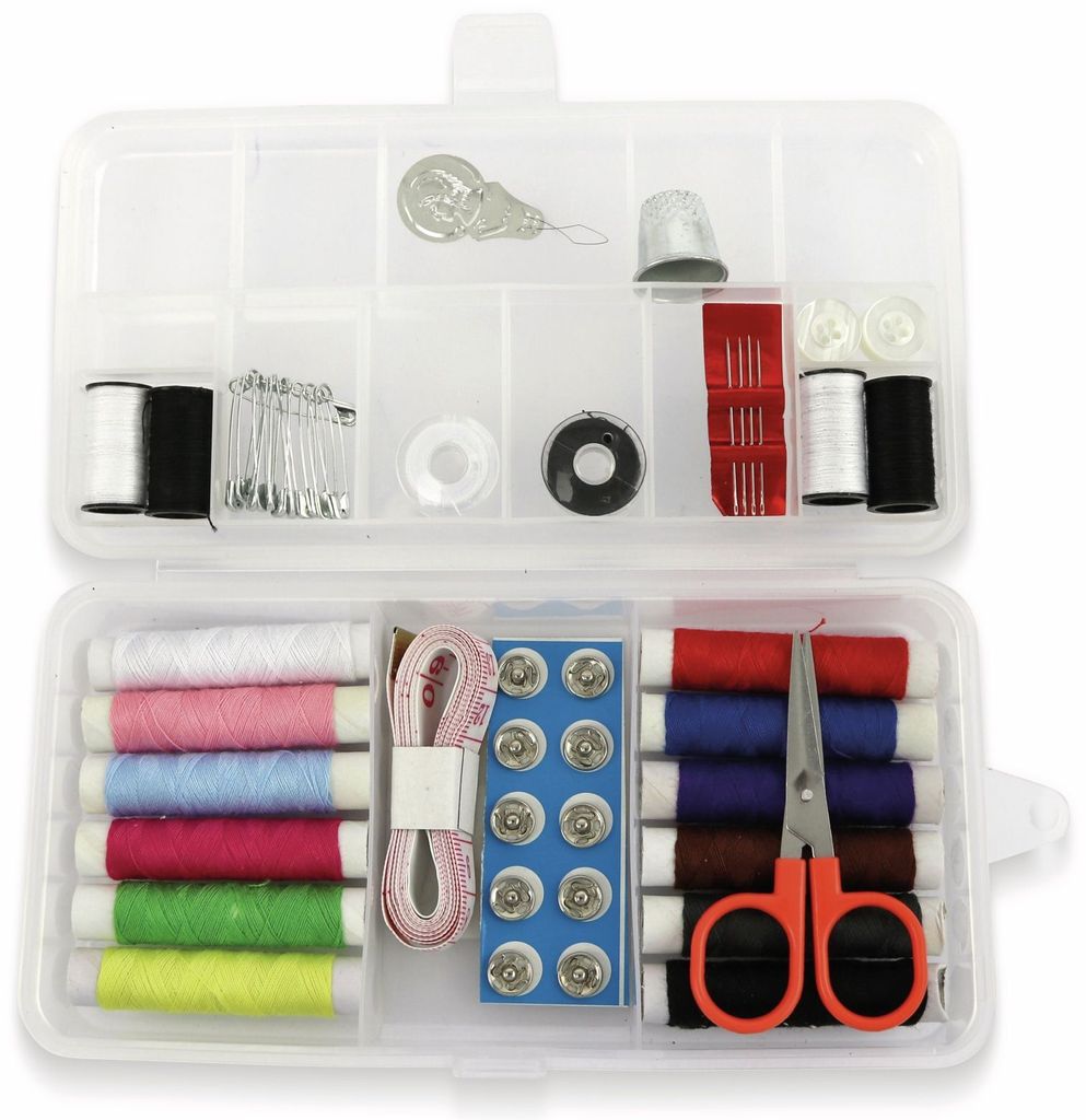 Näh-Set in einer Box, 44-teilig