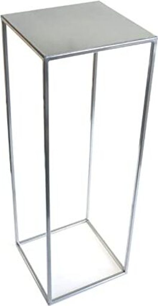 DIXIE STORE Blumenständer - Pflanzenständer aus Metall - 70cm Höhe Silber
