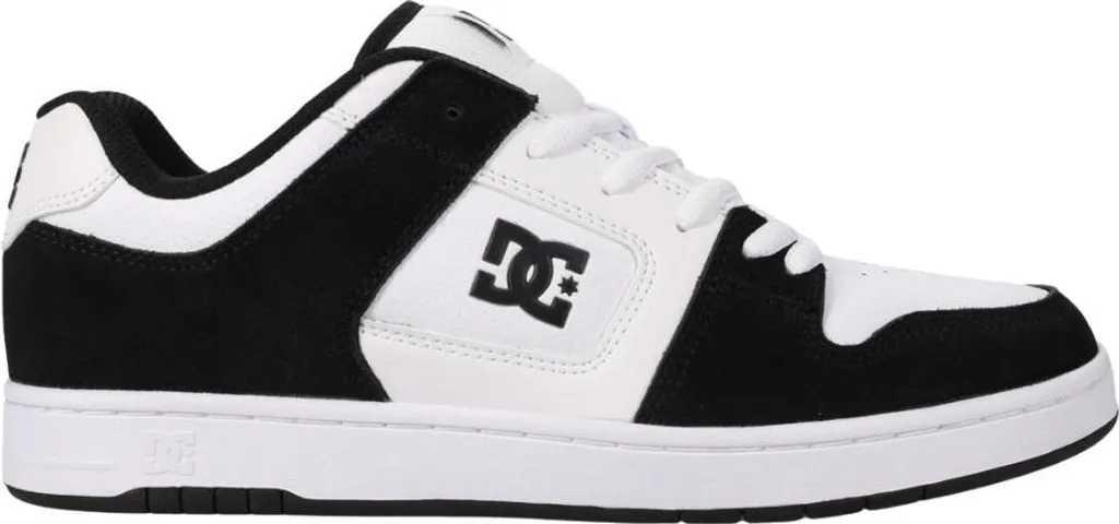 Baskets de Skate Manteca 4 DC Shoes en Cuir Blanc et Noir Pointure 38