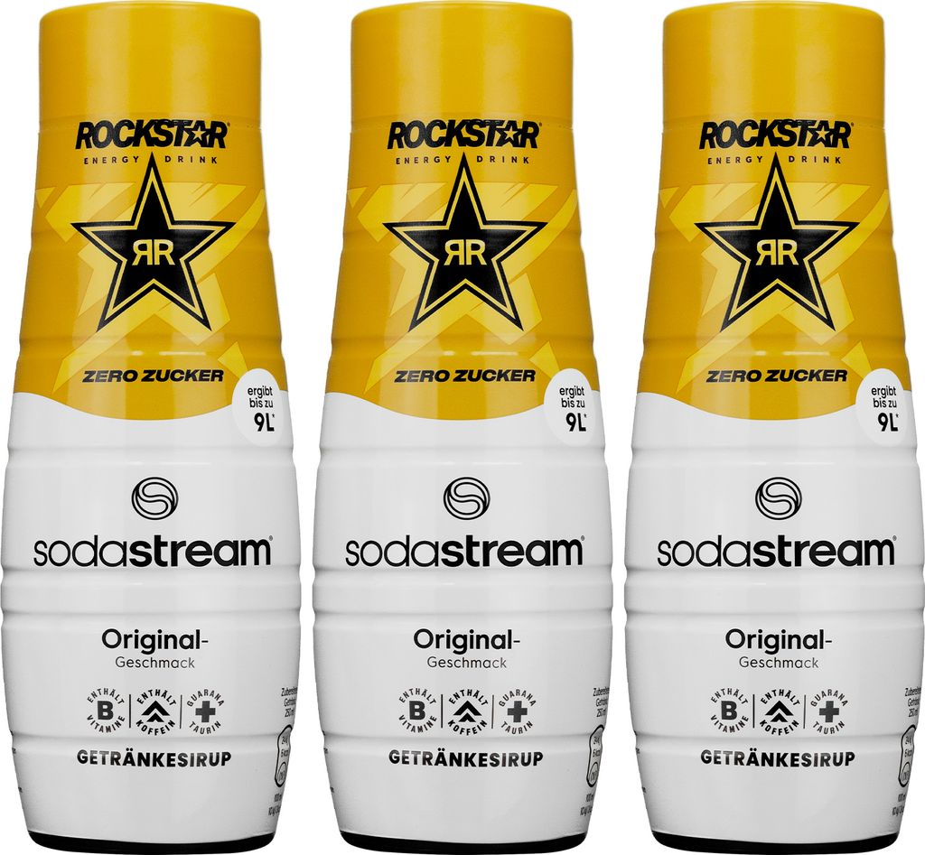 SodaStream Rockstar Original Zero Syrup 440ml, 3 kusy Obrázok produktu 