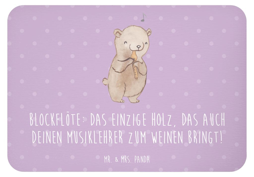 Mr. & Mrs. Panda magnet Blockflöte Humor - Lavendeltraum - Geschenk, Bassblockflöte, Lernen, Dekomagnet, Musikschule, Instrument, Tenorblockflöt...