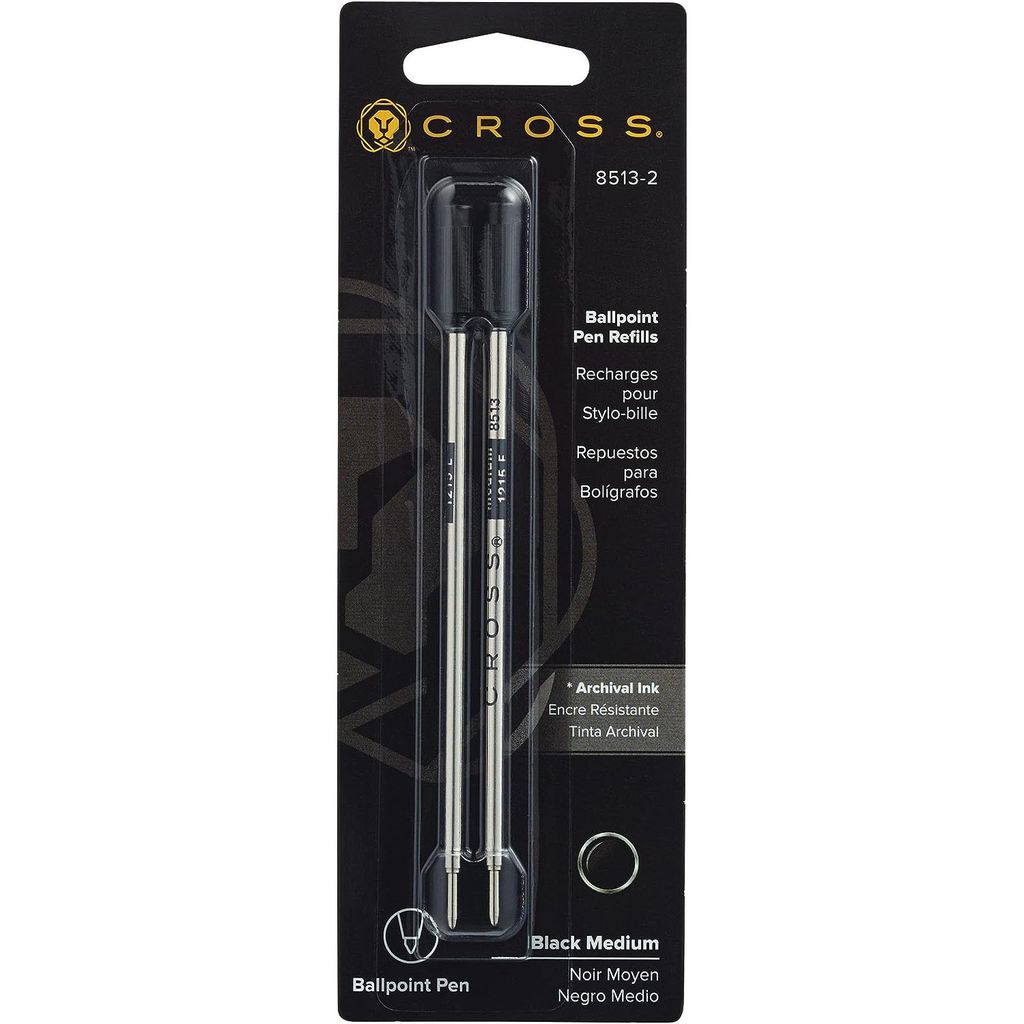 Náplne CROSS biros štandardné čierne, stredné, 2 kusy v Obrázok produktu 