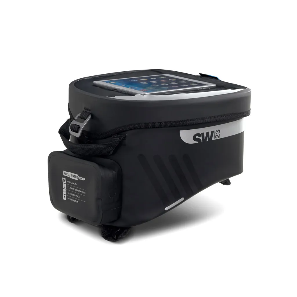 Sacoche réservoir moto étanche SHAD SW23 - Volume 14 litres noir
