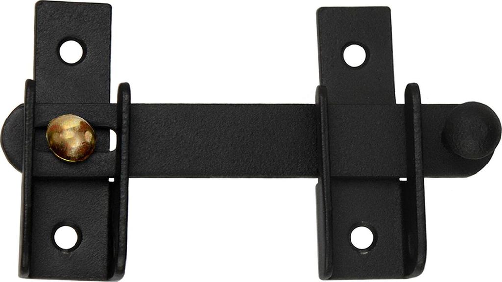2 Schlagladenüberwurf Doppeltorüberwurf Schlagladen Überwurf 122x18x4 Schwarz P.