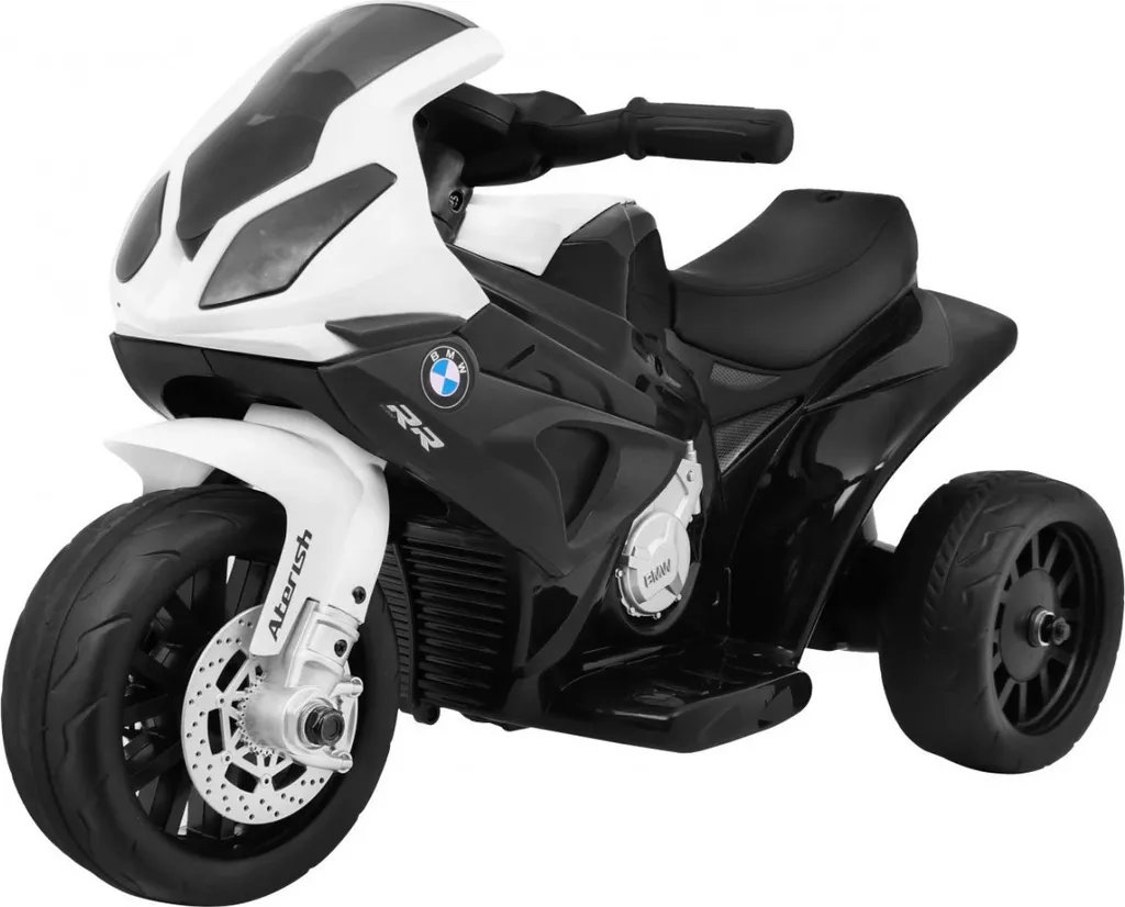 Moto électrique BMW S1000RR noire pour enfant - Réplique officielle 12V