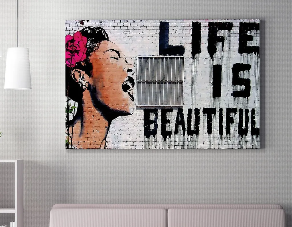 Quadro Wallity WY132 Colorato 70x100 | Tela Canvas Alta Qualità