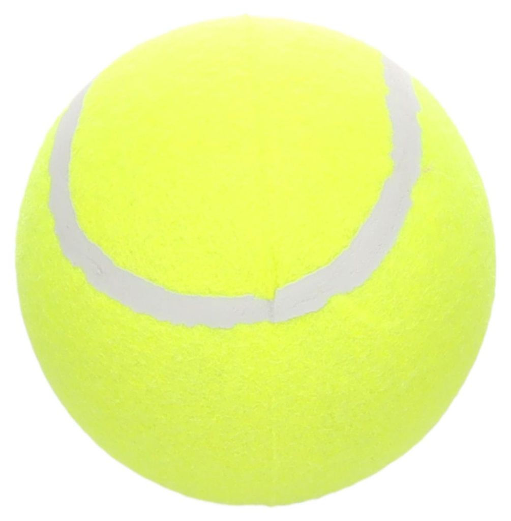 Flamingo Hundespielzeug Smash Tennisball gelb, Maße: Ø 10,2 cm