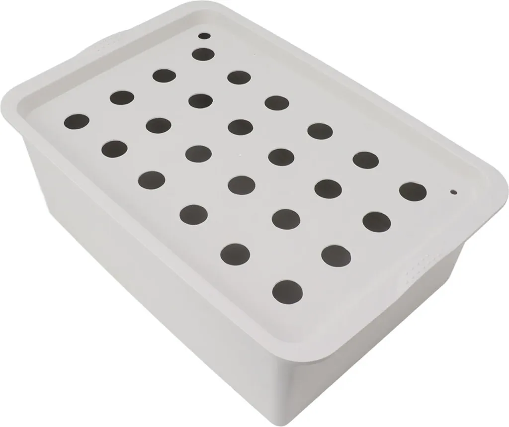 Kit Hydroponie 24 Trous avec Minuterie Automatique et Pompe Grise 220V