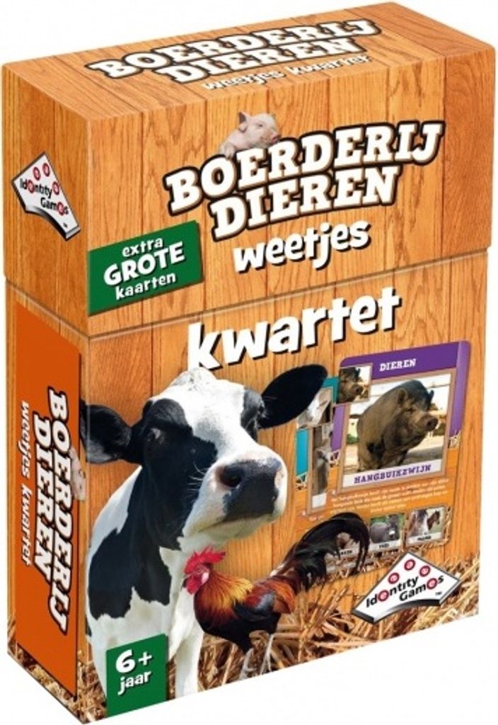 Identity Games 02265, 6 Jahr(e), Quiz-Kartenspiel, Junge/Mädchen, 99 Jahr(e), 20 min, Niederländisch