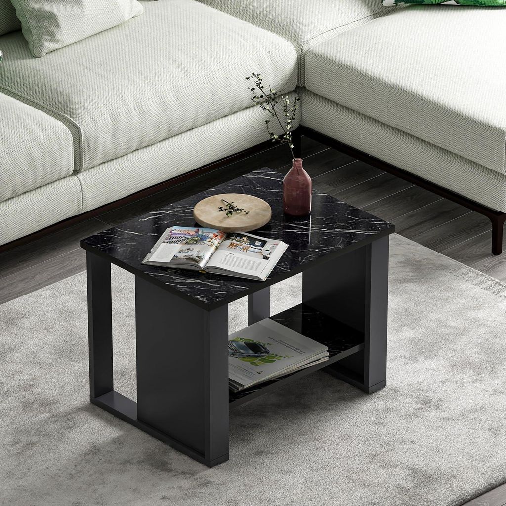 Homidea Table basse "Boss" - Table d'appoint moderne avec Image du produit 