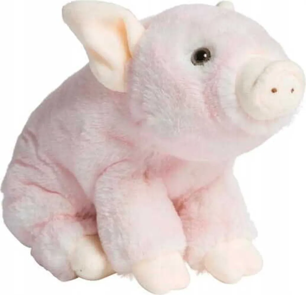 Molli Toys Peluche Porcelet de 20cm : Petit Cochon Rose Doux et Souple
