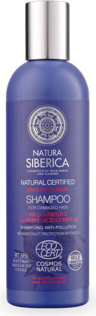 Natura Siberica Natural Certified Anti Pollution Shampoo 270ml