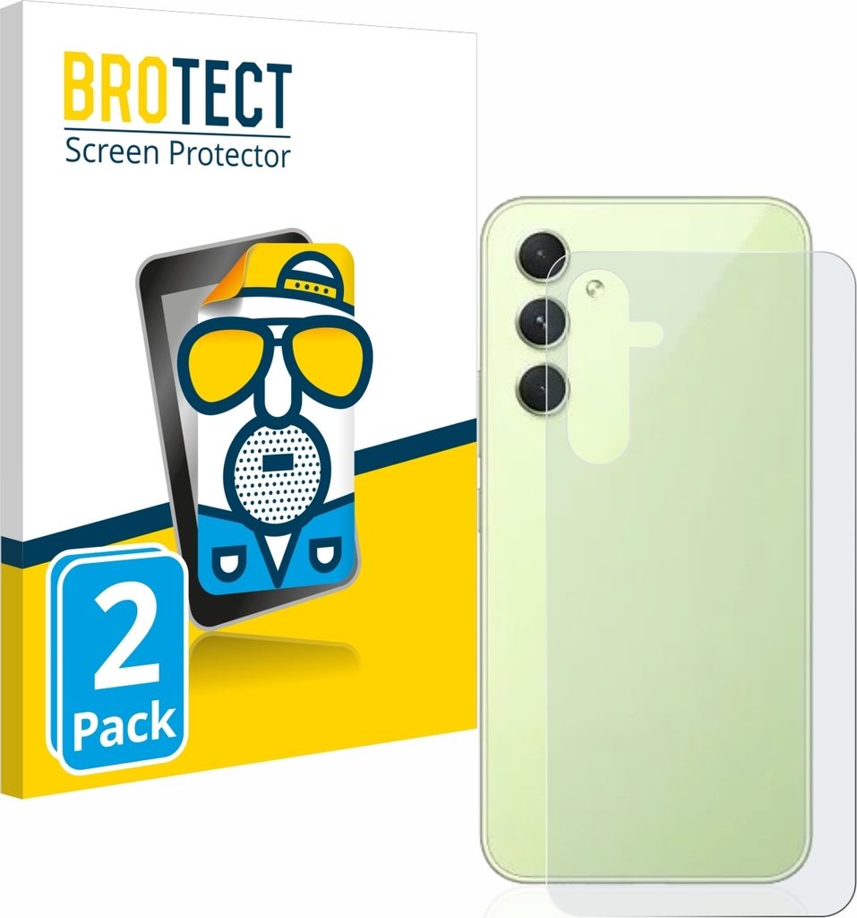 2x BROTECT Schutzfolie für Samsung Galaxy A54 5G (Rückseite) Displayschutz Displayschutzfolie Folie Matt Entspiegelungsfolie