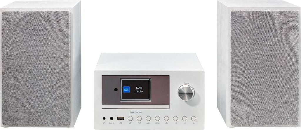 Medion Micro-Audio-System MD85008 weiß Produktbild 