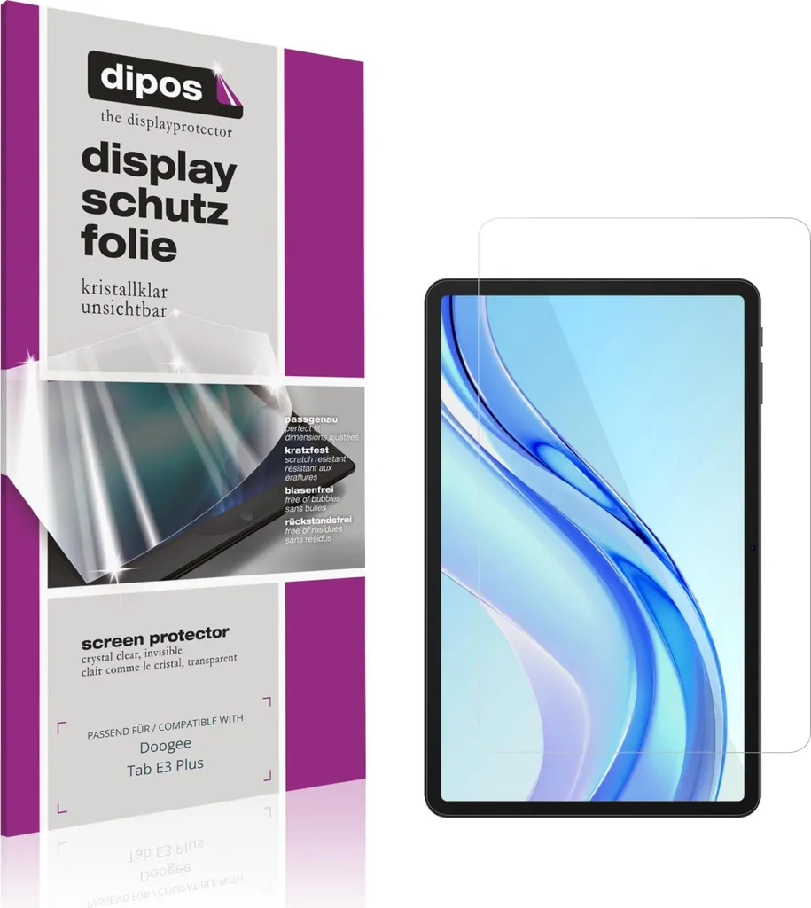 Offerta 2x Pellicole Doogee Tab E3 Plus - Protezione dipos Premium - 1