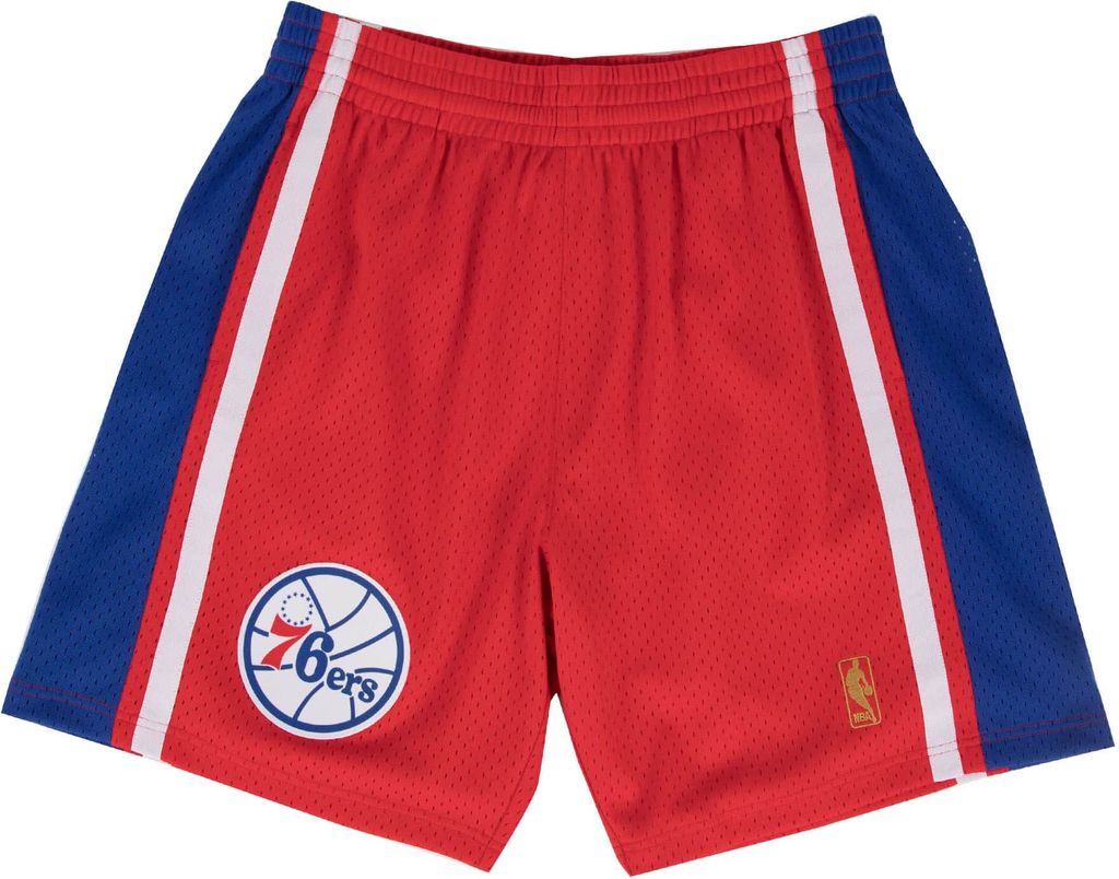 M&N Philadelphia 76ers Road 1996-97 Swingman Shorts - XL