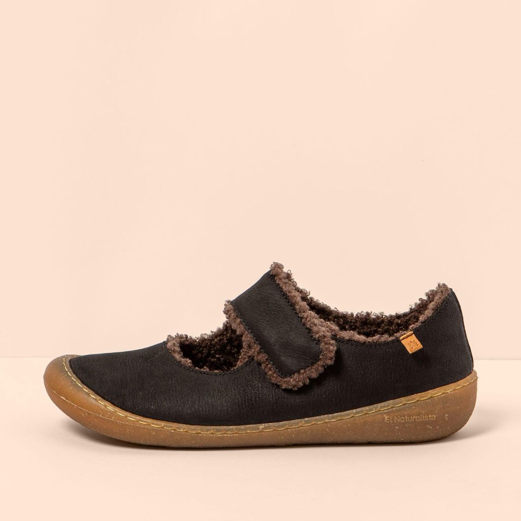 El Naturalista Ballerinas Damen N5739 PLEASANT BLACK/ PAWIKAN Farbe Schwarz