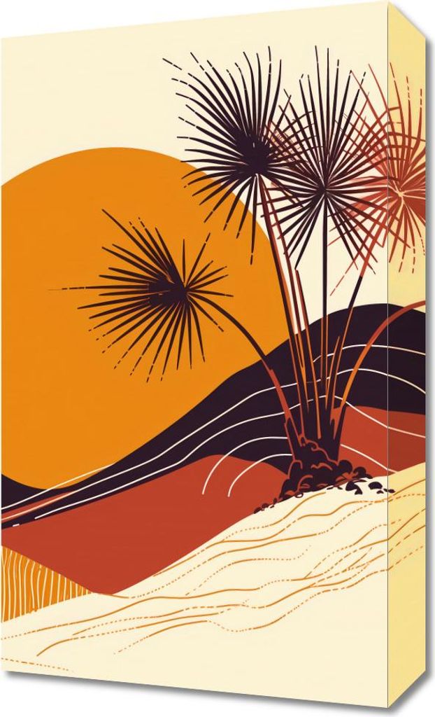 Bild 30x50cm Sonniger Horizont