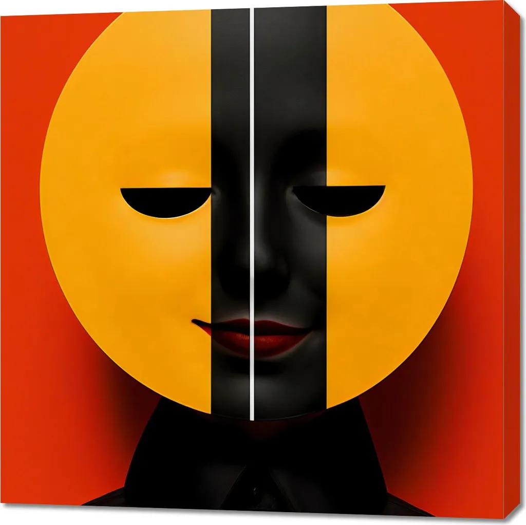 Offerta Quadro 90x90 Due Volti della Realtà - Spedizione Gratis