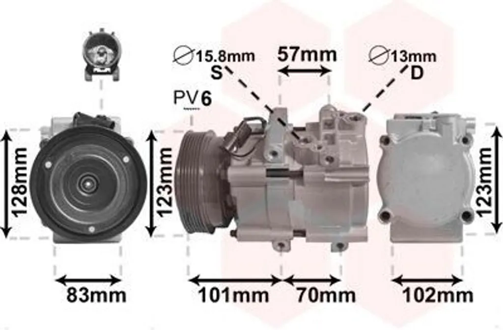 Réparer Clim HS : Compresseur Van Wezel 8200K209 Fiable et Silencieux