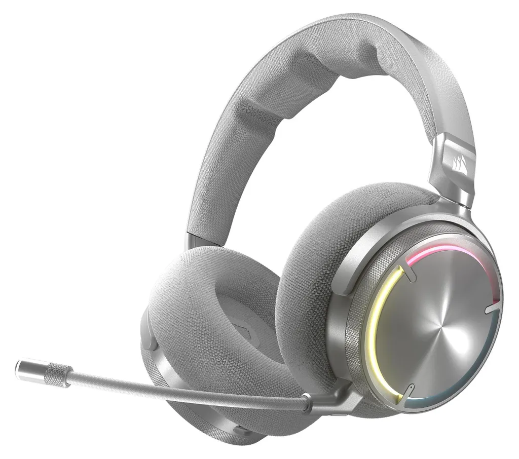 Casque de Jeu COR VIRTUOSO MAX Argent idéal pour Streaming et Esport
