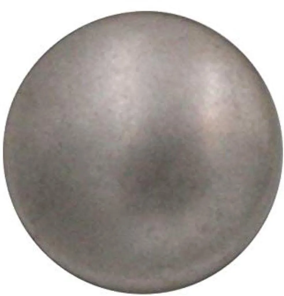 Boutons en métal 18 mm finition argent mat haute qualité pour pulls et vestes