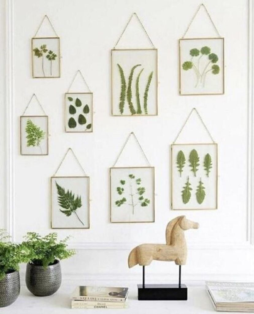 Glasrahmen für Trockenblumen und Bilder in verschieden Größen wählbar , Größe:h. 18 x 13cm