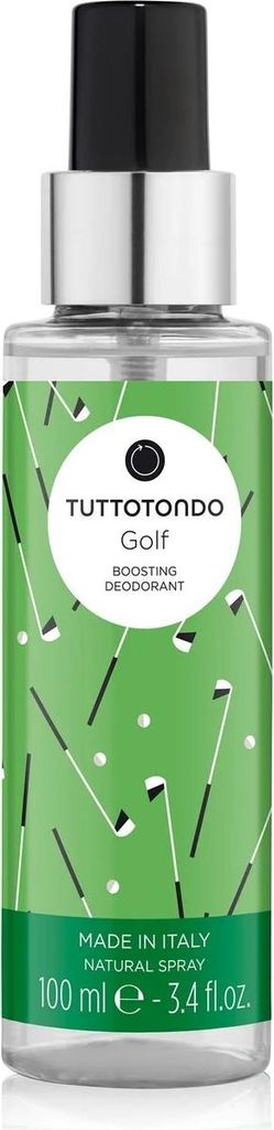 Tuttotondo, Golf Boosting, Anti-Perspirant, Deodorant Spray, For Men, 100 ml
