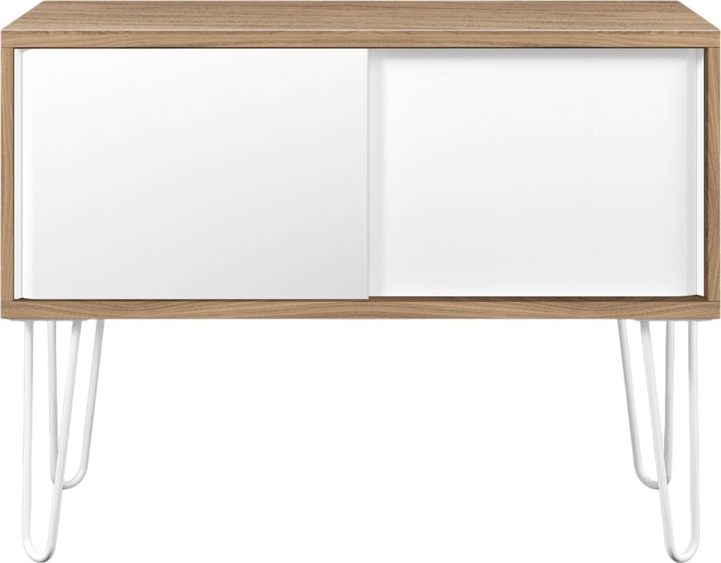 Bisley MultiRange Sideboard - Farbe: Nussbaum/Verkehrsweiß