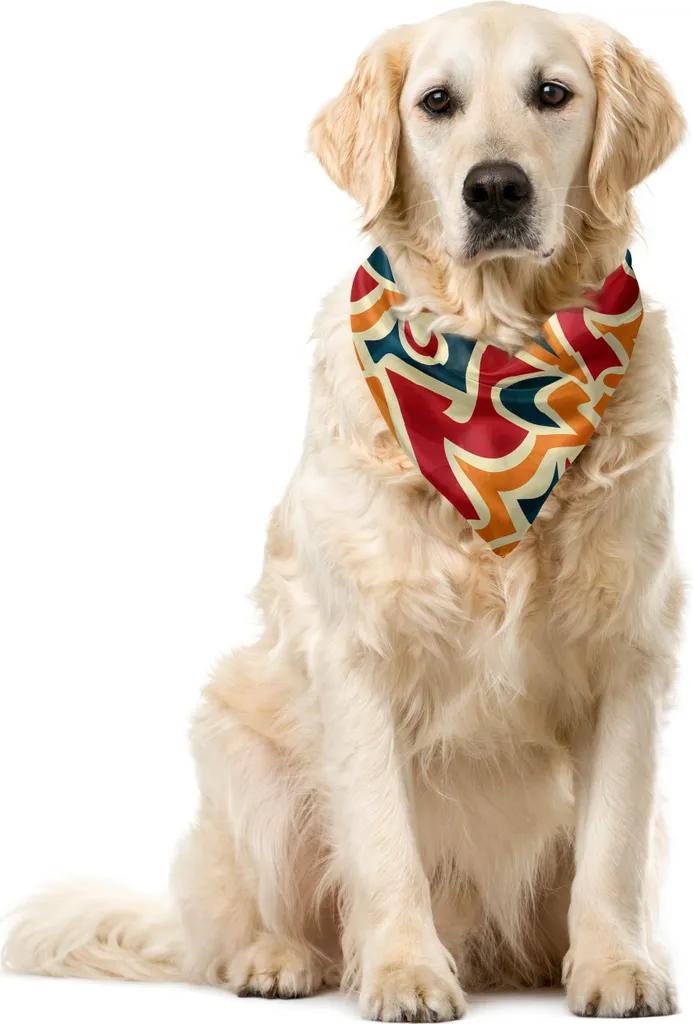 Bandana ABAKUHAUS Cani Graffiti 55x55 cm - Accessorio Style Pet