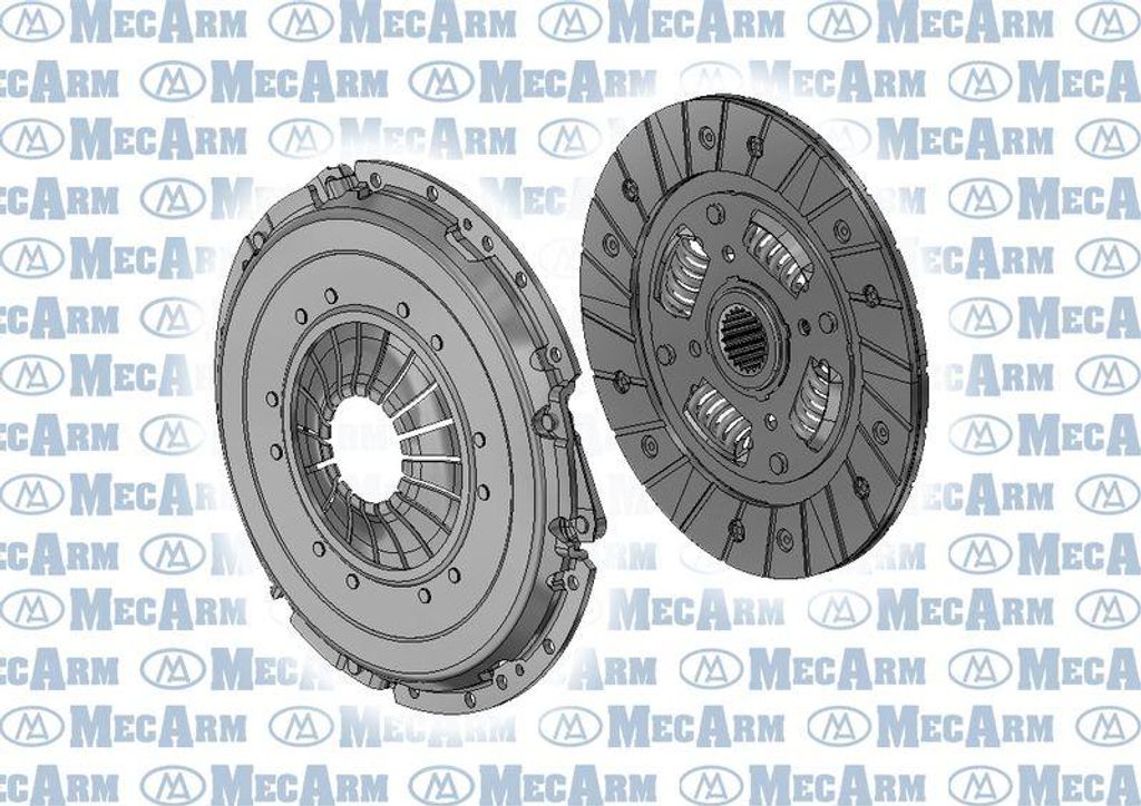 MECARM MK10340D Kupplungssatz OE kompatibel mit Fiesta