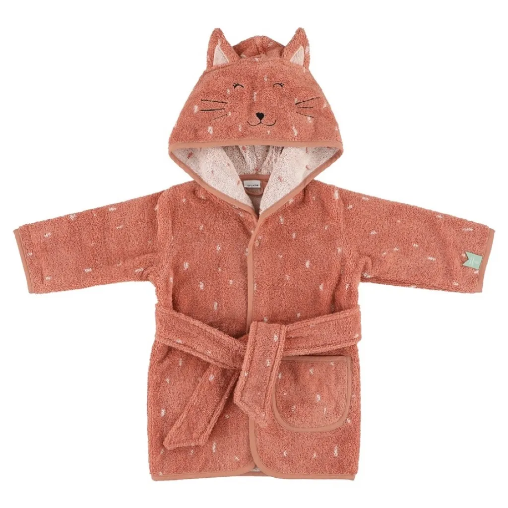 Peignoir enfant Mrs. Cat : finissez-en avec le froid après le bain