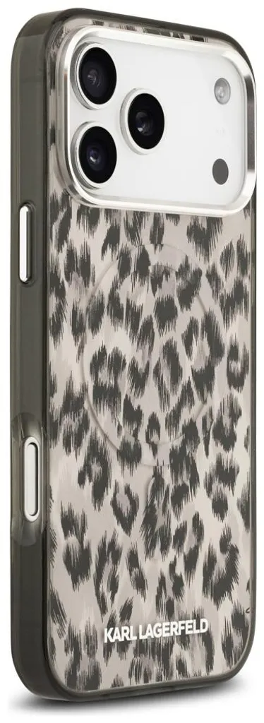 Protection iPhone 17 Pro Max Karl Lagerfeld Léopard - Accessoire Chic