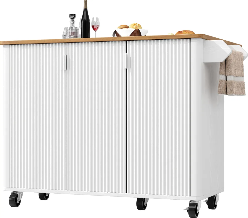 Table d'appoint de cuisine mobile pour coin repas et préparation repas - 9